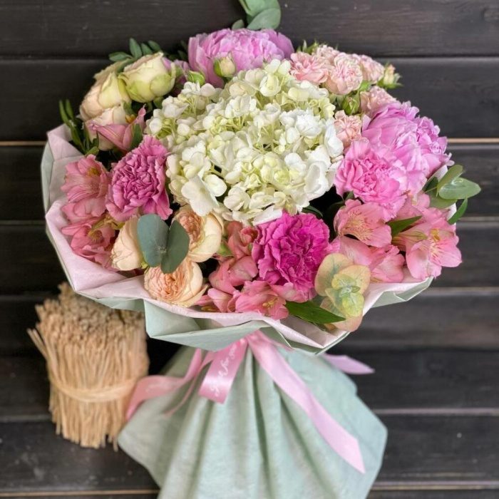 Букет сборный с гортензией, фото 2